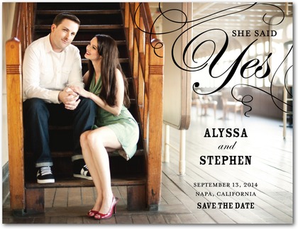 While they offer Save the Dates they also have wedding invitations, bridal shower invitations and thank you cards. Wedding Paper Divas offers Save the Date Photo Cards, Save the Date Magnets, and Save the Date Postcards. The overall quality of the wedding Save the Dates from Wedding Paper Divas is .
