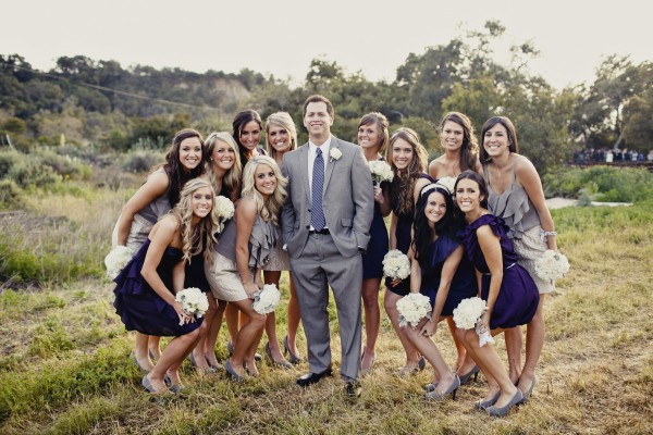 Non Traditional Bridesmaids Dresses The Yes S Diffe Purple Bridesmaids Dresses